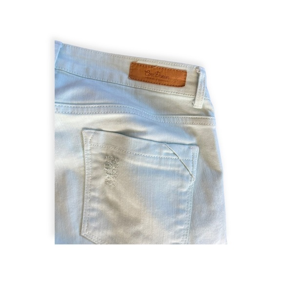 ZARA trafaluc Core denim collection jeans slim Size 4 small Light Green - Picture 6 of 9
